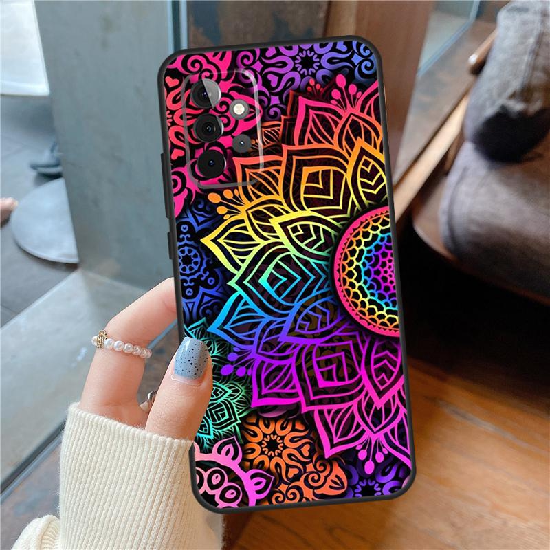 Mandala Case For Samsung Galaxy A54 A34 A14 A15 A13 A53 A16 A26 A36 A56 A12 A22 A32 A52 A06 A35 A55