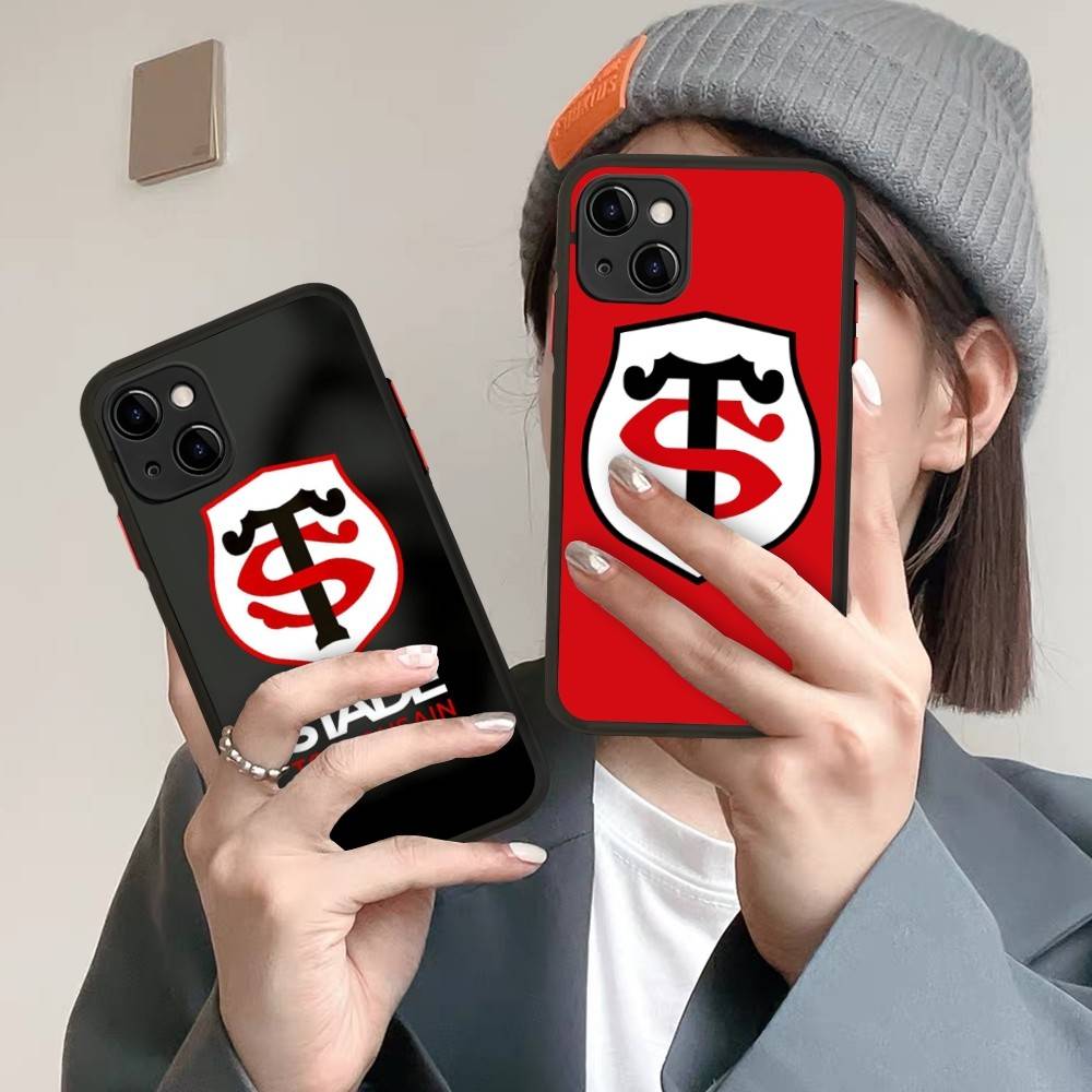 Stade-Toulousain Phone Case For IPhone 16 15 14 X XR XS 7 8 Plus 11 12 13 Pro MAX 13mini Matte Shockproof Case