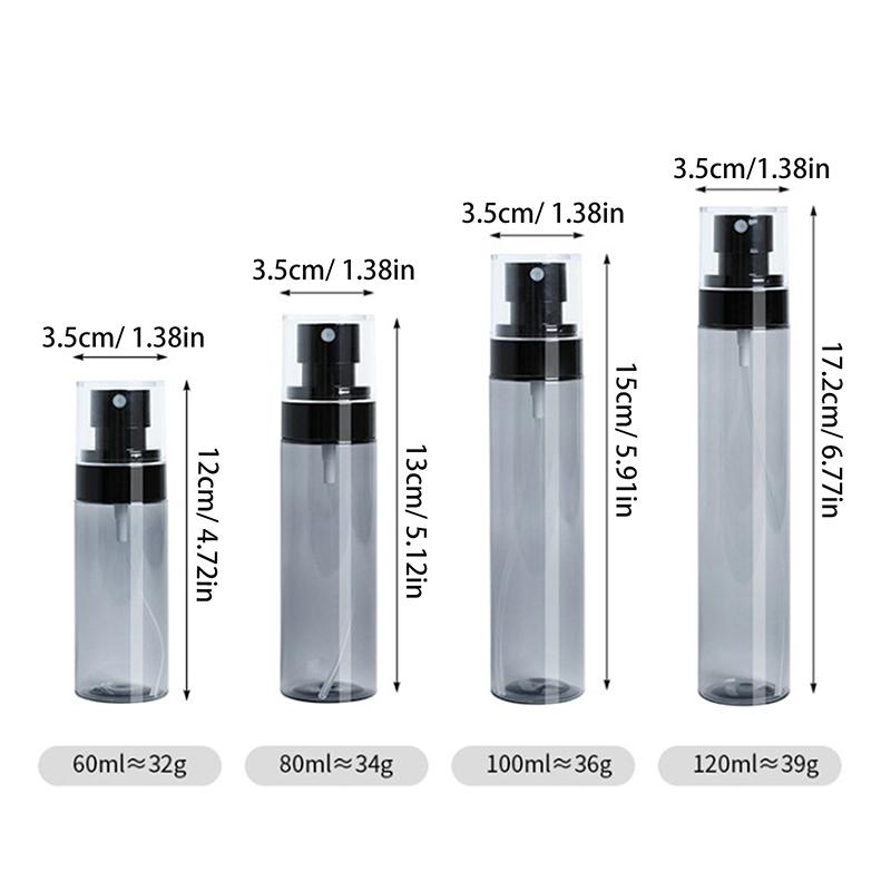 Przenośne Butelki Wielokrotnego Użytku Przezroczysty Plastikowy Atomizer do Perfum Mini Pusta Butelka z Rozpylaczem Podróżne Akcesoria