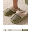 Plush Slippers for Autumn and Winter, Thick Soled Outdoor Cotton Slippers for Warmth At Home, Thickened Plush Thick Soled for Warmth