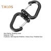 1/5Pcs 360 Degrees Rotating Hook Portable Lightweight Outdoor Camping Hiking S-shaped Swivel Hook Hanger Hanging Buckle Camping Accessories