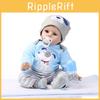 Реалістична 55 см Лялька Реборн для новонародженого з м'яким силіконовим тілом Ідеальний подарунок на будь-який випадок