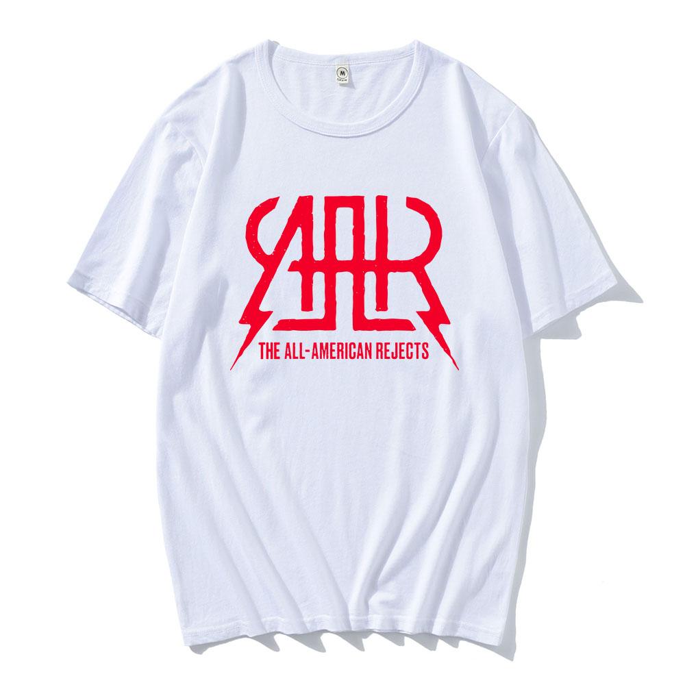 The All-American Rejects Logo Print T-shirt Cotton Short Sleeve Men/Women Tshirts Streetwear Street Style Graphic T Shirt