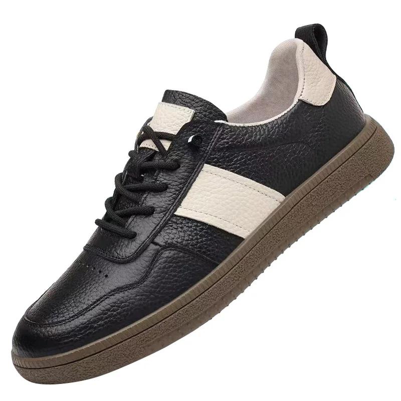 Luxury Brand Mens Shoes Handmade Leather Casual Shoes for Men High Quality Sneakers Comfy Soft Sport Walking Shoes Mocassins