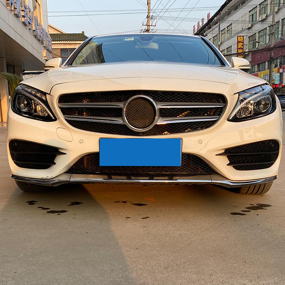 Copertura Fendinebbia Paraurti Anteriore Telaio Presa d'Aria Laterale Griglia Per Mercedes-Benz Classe C W205 C180 C200 C260 C43 Sport 2015-2018