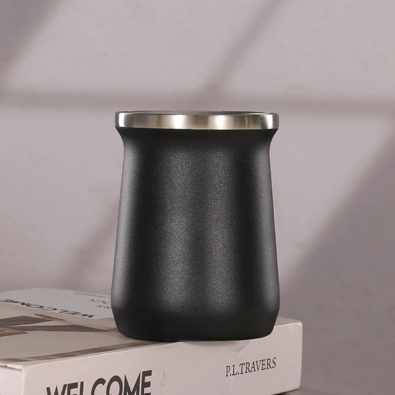 double wall 240ml 8oz stainless steel yerba mate tea cup tumbler coffee cup coffee tumbler no straw