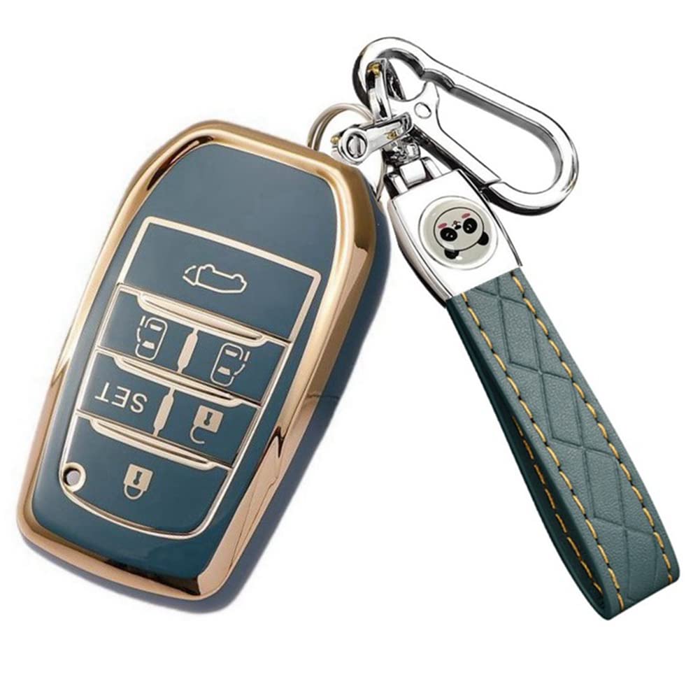 

Чехол для ключа ZANEKO Alphard, совместимый с Toyota Alphard 30 серии ранних/поздних выпусков (синий)