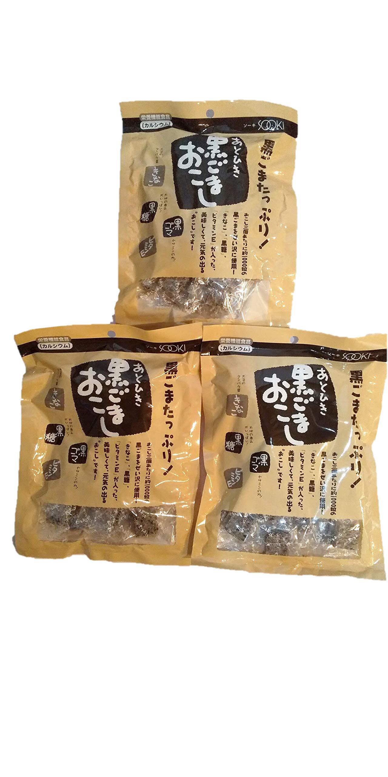 

Soki Atohiki Black Sesame Rice Crackers 140g (3 bags)