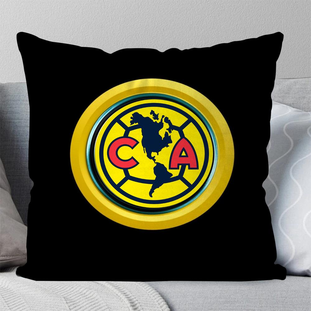 Football Club America Pillow Case Square Pillow Bedroom Sofa Leisure Comfort Cushion Car Living Room Home Decoration 40X40
