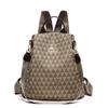 Versatile Floral Retro Backpack-Handbag: Multifunctional, Portable, Single/Double Shoulder, Large Capacity, Casual & Fashionable.