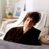 Retro Cool B-Bob Dylan Merchandise Blanket Fleece Home Popular Singer Throw Blanket Cozy Ultra-Soft for Couch Quilt