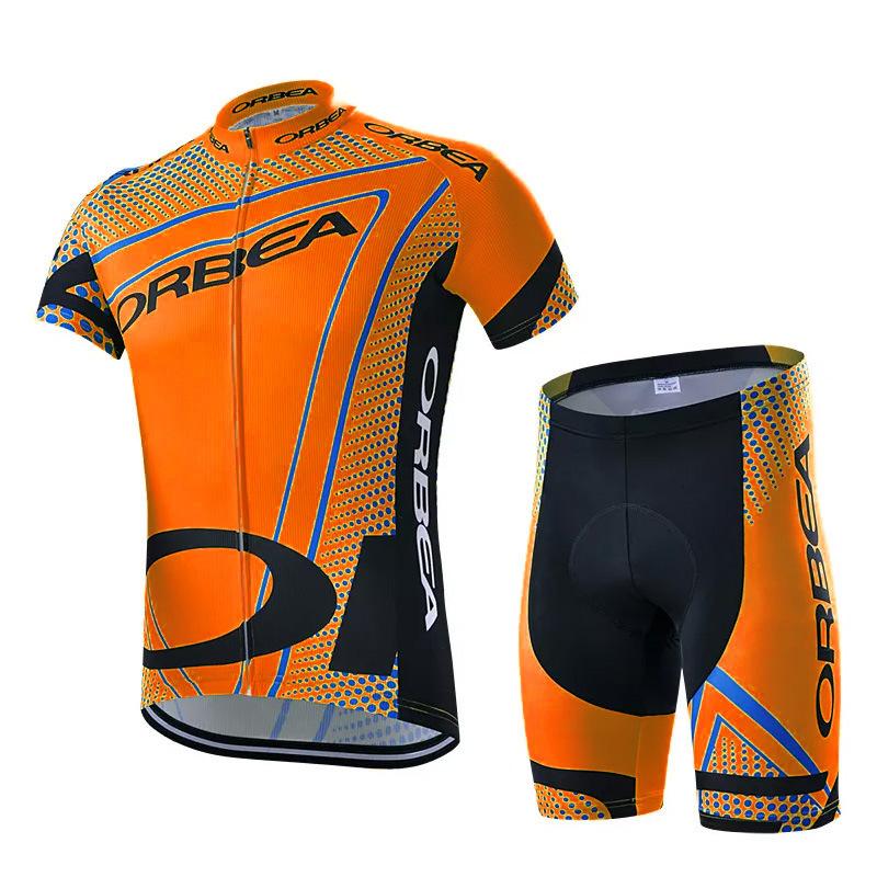 Men's Short-sleeved Cycling Suit Outdoor Cycling Suit Breathable Mountain Bike Cross-border Cycling Suit 2026 Summer Breathable Cycling Suit Suit