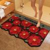 Roses/Sunflowers Bathroom Carpet Soft Floor Mat Creativity Entrance Carpet  Table Bedside