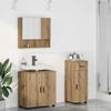 Bathroom Furniture Set 3 Pcs Artisan Oak 61 X 35 X 64 Cm