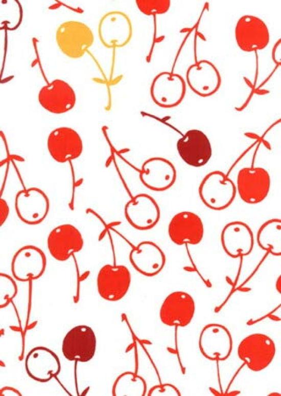 Edoten Todaya Shoten Tenugui Hand 756 Pear-dyed Towel, Cherry,