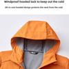 Outdoor Soft Shell Men's and Women's Windproof Waterproof Warm Fashion Composite Waffle One-piece Fleece Hooded Jacket