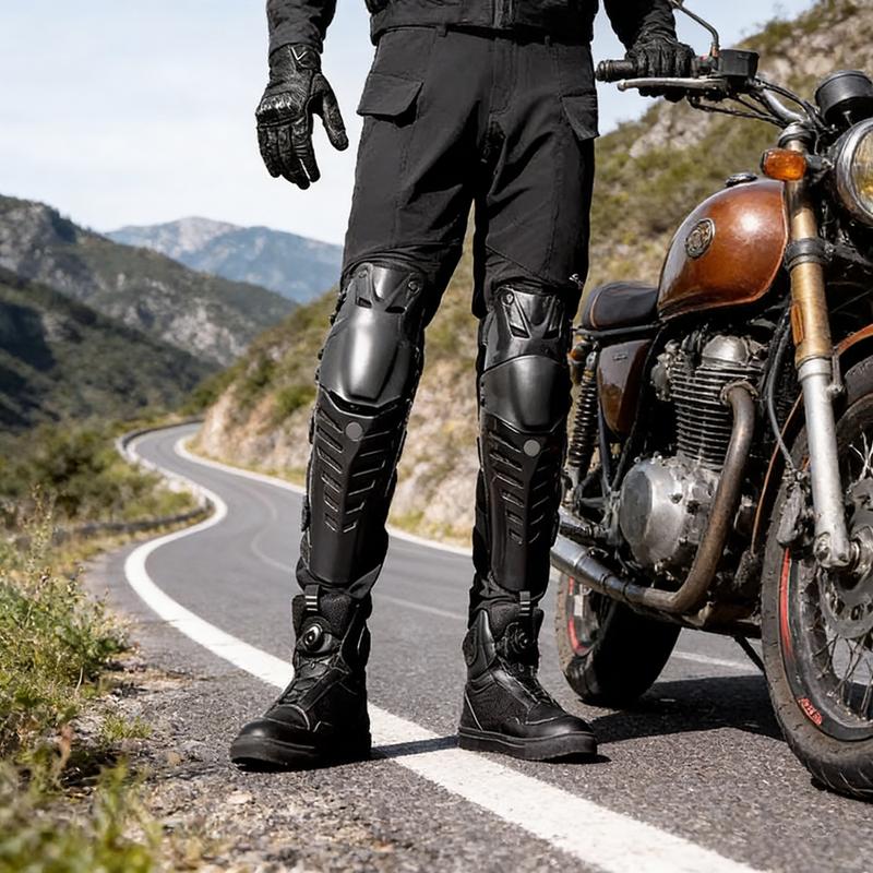 Men's Motorcycle Knee Pads Protective Gear for Men Motocross Motorbike Riding & Racing Ensure Outdoor Sport Safety Pads Guard
