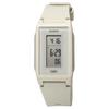 Casio CASIO Pop Digital Watch Biomass Plastic LF-10WH-8 Ladies Matte Ivory Overseas Model
