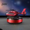 Car Perfume 1 Set Air Freshener Solar Rotating Solid Aromatherapy Helicopter Shape Fragrance Diffuser Ornament Automotive Decoration