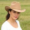 Cappelli da Cowboy Occidentali Classici Stile Unisex Elegante Per Attività All'Aperto e Abbigliamento Casual Fibra di Poliestere