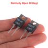 2 JUC-31F/KSD01F Temperature Control Switches Normally Open Heat Temperature Sensor Thermostat 50 Degrees