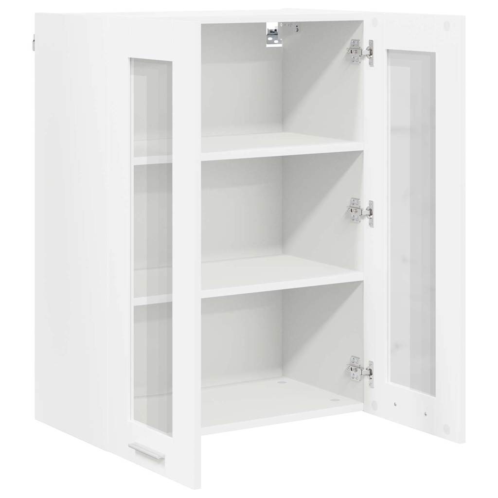 Hanging Cabinet with Storage White 60 X 31 X 80 Cm Particleboard
