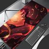 Red Anime Extended Desk Mat Laptop Cute H-hazbin XXL Hotel Mouse Pads PC Gamer Cabinet Mousepad A-alastor Non Slip Keyboard Rug