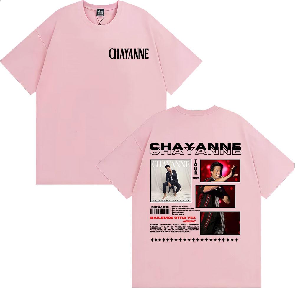 Chayanne Bailamos Otra Vez Tour 2025 Cover T-shirts Men's Clothing Hip Hop Pop Music T-shirt Casual Oversized T Shirt Streetwear