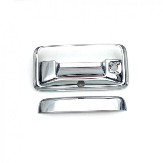 Chrome Rear Door Handle Lid Cover Trim For 2015- Chevrolet Chevy Colorado