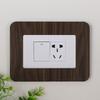1pc 8.6X8.6cm/7.5X12cm Simple Living Room Decor Home Decoration Switch Stickers Wall Sticker Switch Protective Sticker