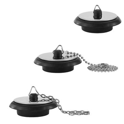 Upgrades Kitchen Sink Drain Stopper Rubber Plugs Easy To Use Rubber Plugs with Hook Simple Installation for Bathtub & Sink