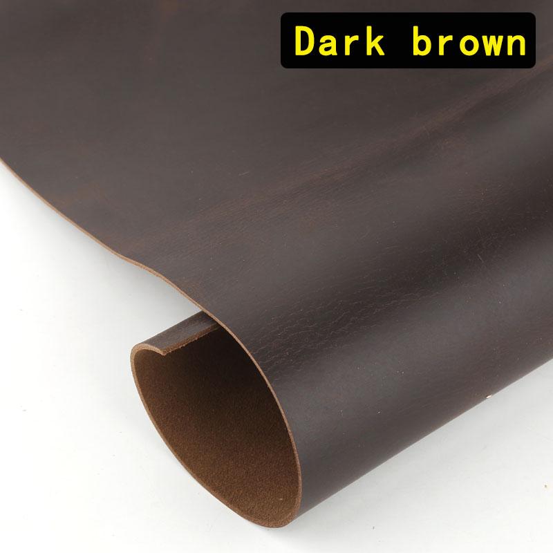 Crazy Horse leather, first-layer cowhide, handmade DIY leather goods, slightly stiff, full-piece color-changing leather, vintage
