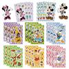 8-Sheet Cartoon Character Make-a-Face Puzzle Stickers - Waterproof Handmade Toy