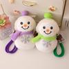Cute Little Snowman Pendant Plush Toy Doll Snowman Doll Girl Bag Keychain Pendant Doll