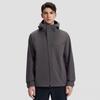 Men's Winter Outdoor Windproof Waterproof Lightweight Hooded Cotton Jacket with Double Zipper and Temperature-Locking Warmth.