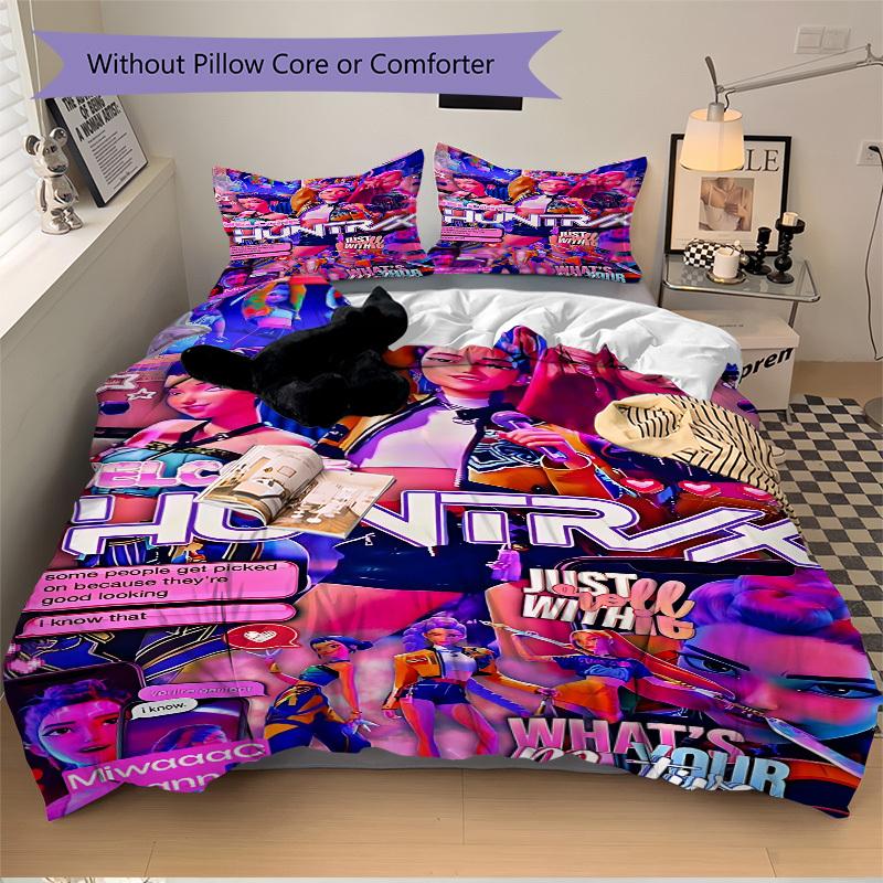 3pcs HuntRix Cover Set, 1 Cover + 2 Pillowcases (No Insert), Bedding for All Seasons, Bedding,Bedroom Decor yy250922001