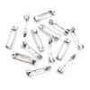 20pcs/lot 14 17 19 25 32mm 316 Stainless Steel Brooch Clip Pins Safety Brooch Settings Blank For DIY Jewelry Making Supplies