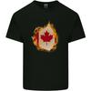 The Canadian Maple Leaf Flag Fire Canada Unisexs Light Cotton TShirt