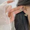 Butterfly Stud Earrings Olive Green Zircon Gemstone Ear Studs Butterfly Earrings Women Jewelry Gift for Birthdays Anniversaries