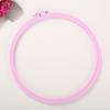 1pc Abs Plastic Embroidery Hoop Cross-stitch Embroidery Frame Candy Colored Embroidery DIY Woven Embroidery Accessories