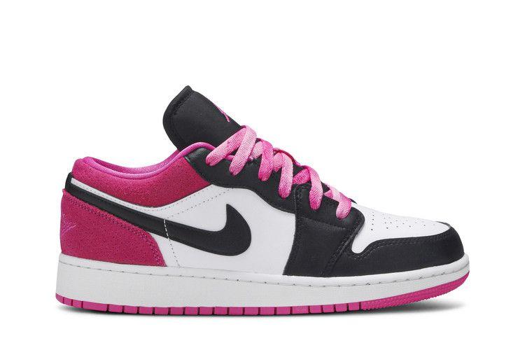 Air Jordan 1 Low SE GS 'Black Active Fuchsia'