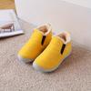 New Winter Warm Snow Boots for Boys & Girls - Thick Insulated Slip-On Round Toe with Fleece Lining, Soft Fabric Upper & Rubber Sole, Winter Boots