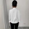 Women S French Style Long Sleeve Shirt With Bow Decoration