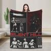 Silent Hill Game Blanket Super Warm Aesthetic Plush Throw Blanket For Outdoor Picnic Flannel Bedspread Bed Cover