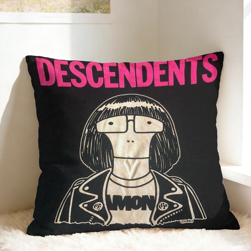 Descendents Milo Goes to College Pillow Case  Comfy Pillow Cover For Sofa Home Decor Funny Pillowcases