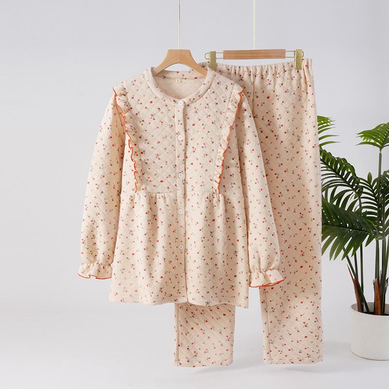 Air Cotton Maternity Pajamas: Autumn/Winter Pure Cotton Postpartum Breastfeeding Style, Plus Size Available