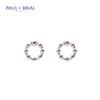 PAULBRIAL [SILVER] PHSE010 Charming Earrings (Attractive)