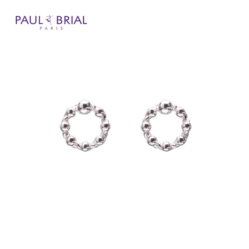 PAULBRIAL [SILVER] PHSE010 Charming Earrings (Attractive)