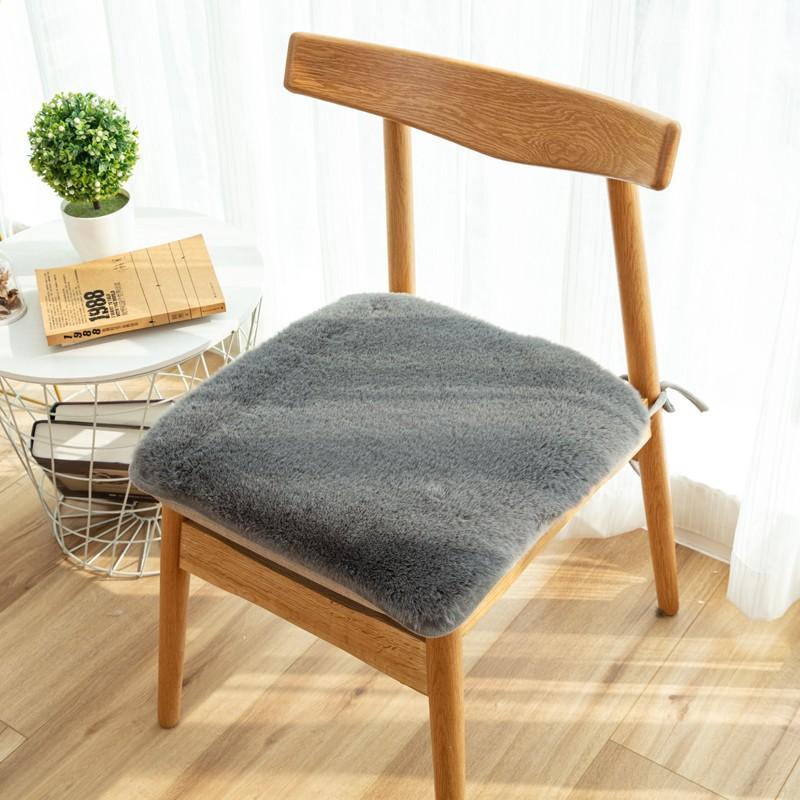 Thickened and Warmth In Winter Office Long-term Seating Chair Cushion Home Living Room Fart Pad Anti-slip Chair Cushion Winter