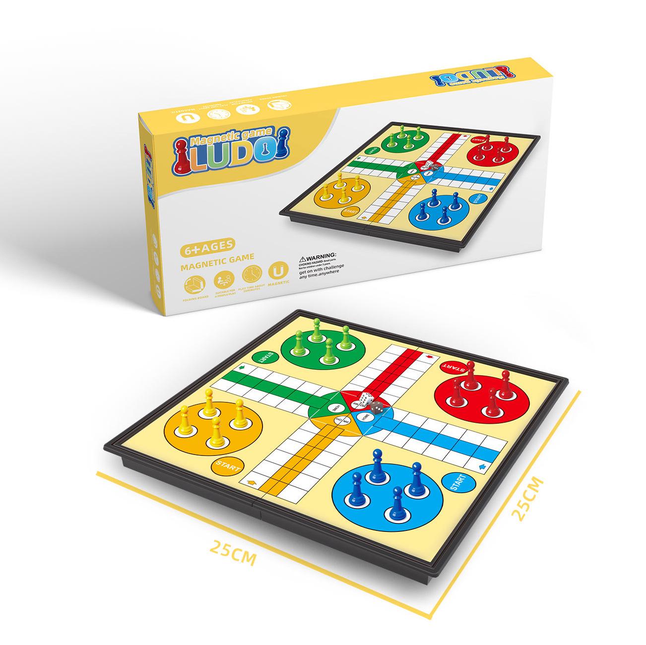 

Portable Magnetic Ludo Chessboard: Parent-Child Educational Table Game